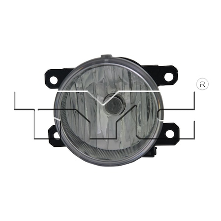 Tyc Tyc Fog Light Assembly, 19-6011-00 19-6011-00